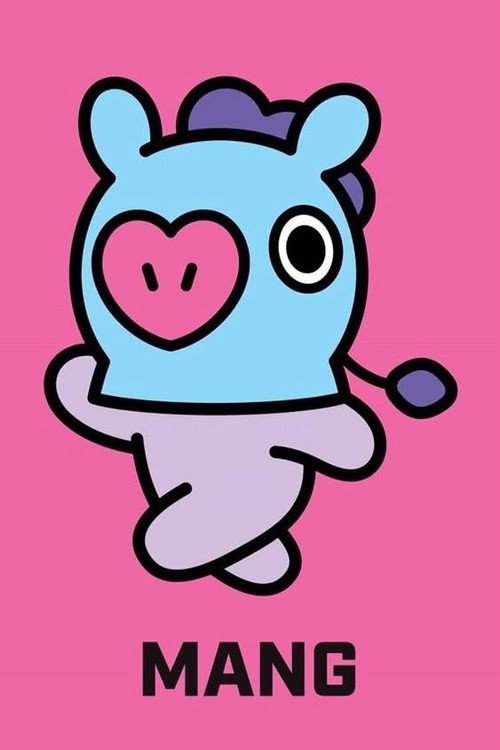BT21 INSIDE MANG poster