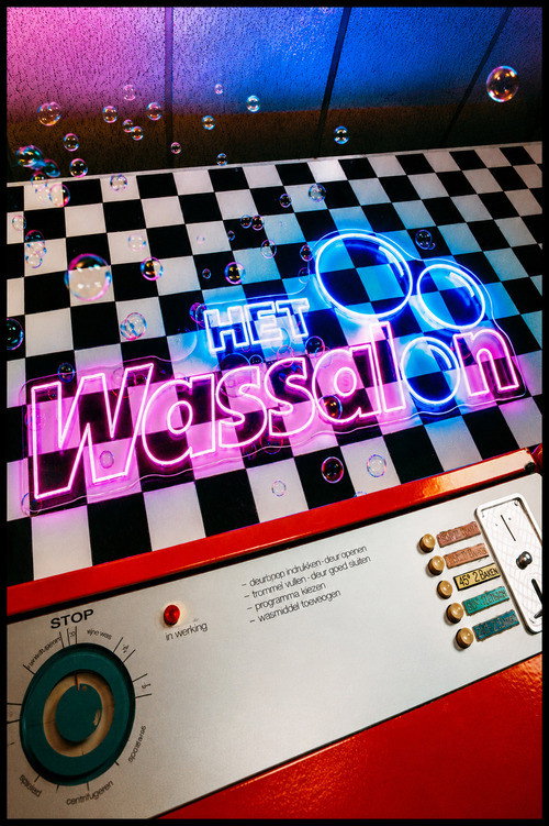 Het Wassalon poster